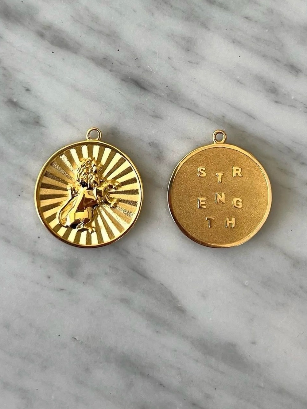 HART Strength Lion Pendant Charm